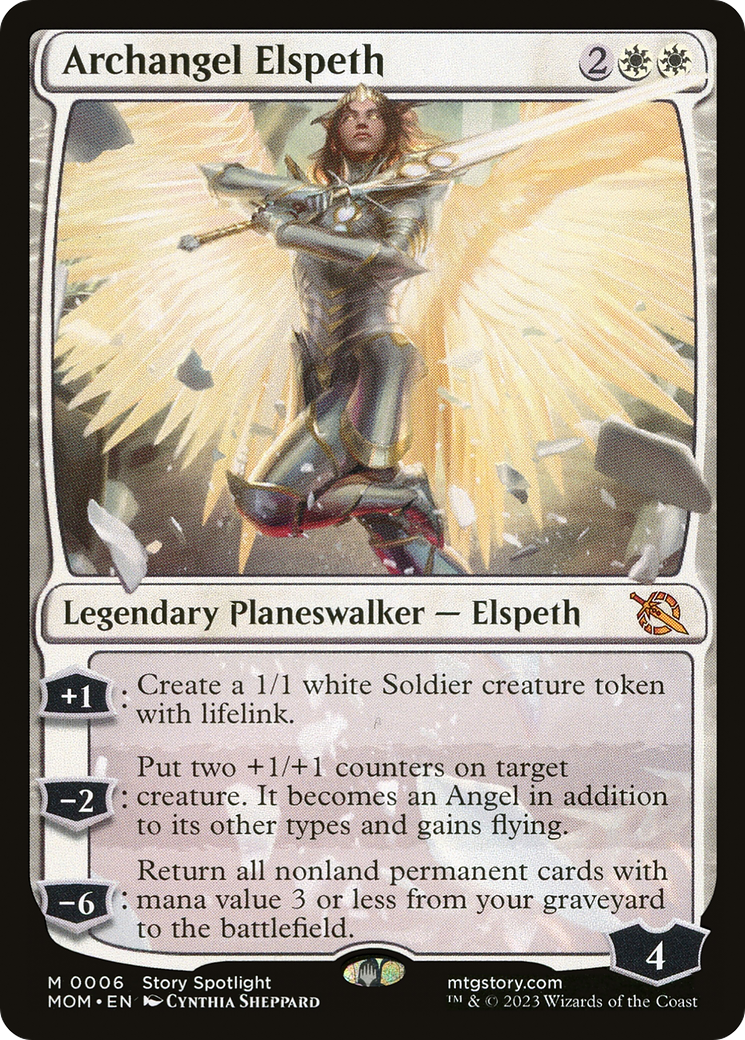 Archangel Elspeth (MOM-006) [March of the Machine]