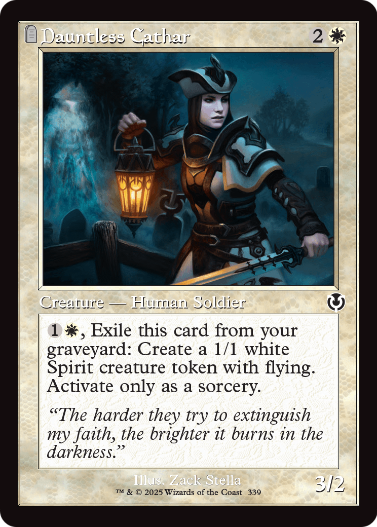 Dauntless Cathar (Retro Frame) (INR-339) [Innistrad Remastered]