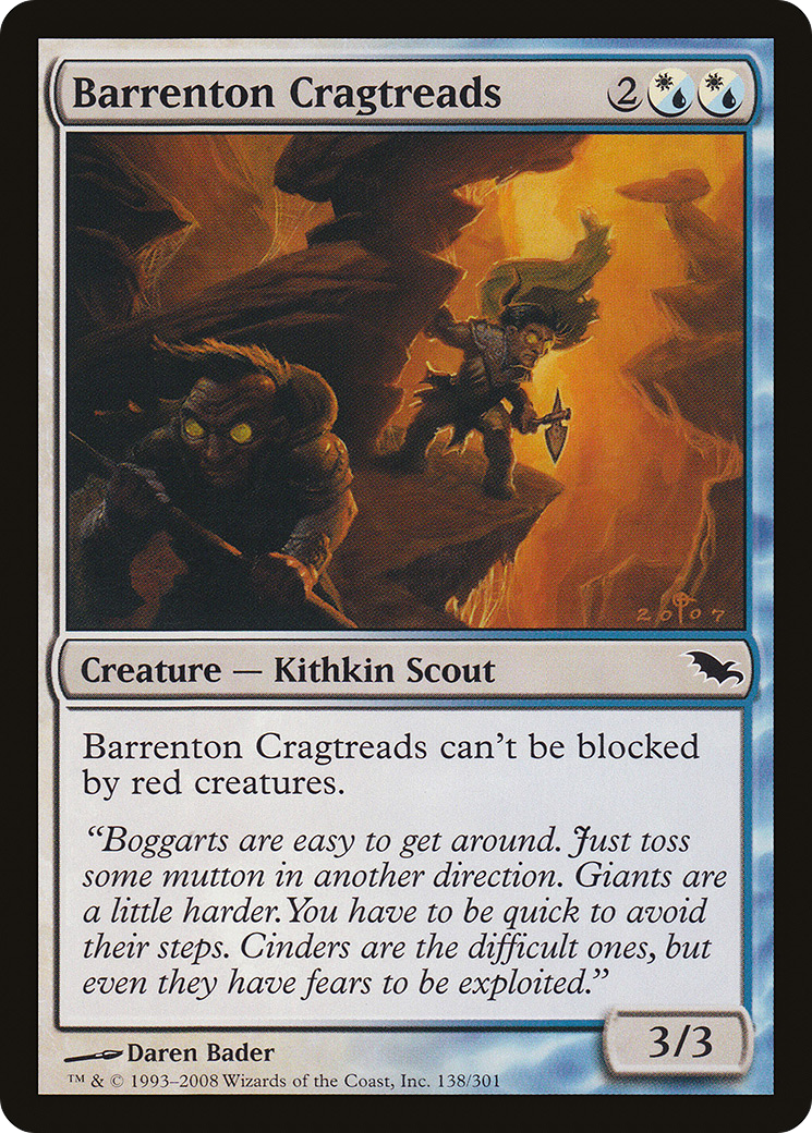 Barrenton Cragtreads (SHM-138) [Shadowmoor]
