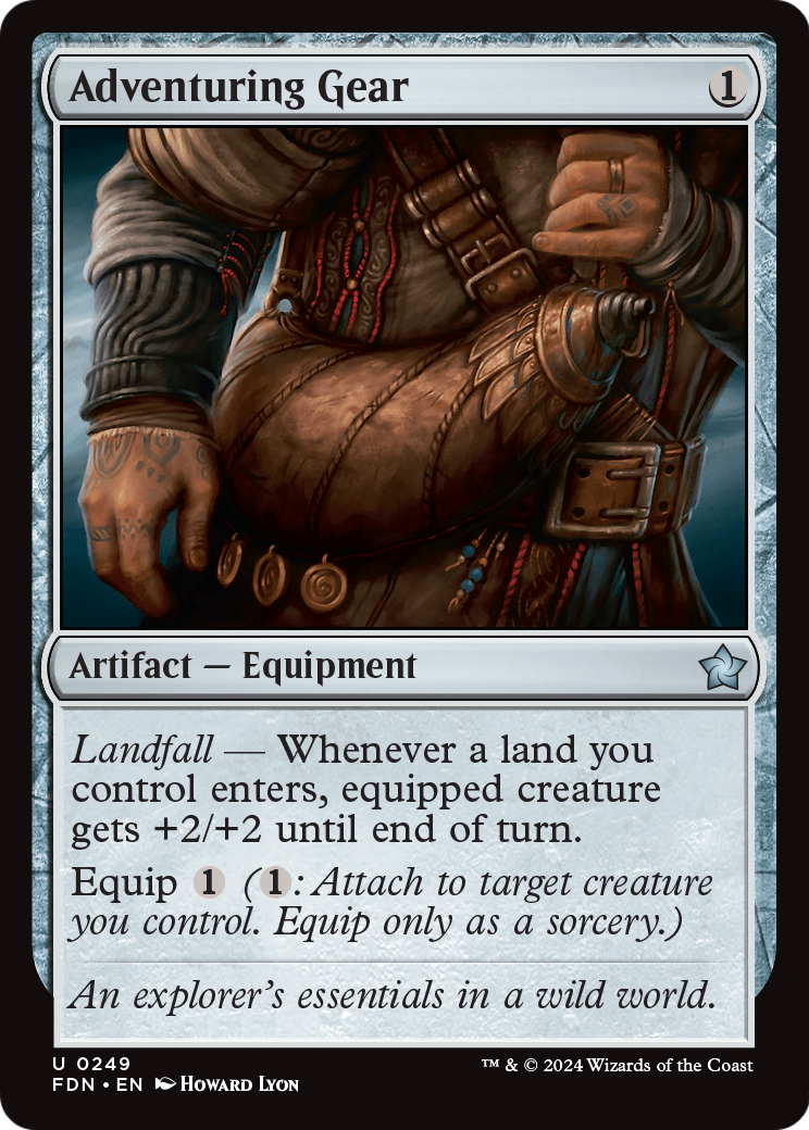 Adventuring Gear (FDN-249) [Foundations] Foil