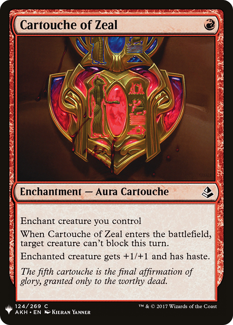 Cartouche of Zeal (LIST-AKH-124) [The List]