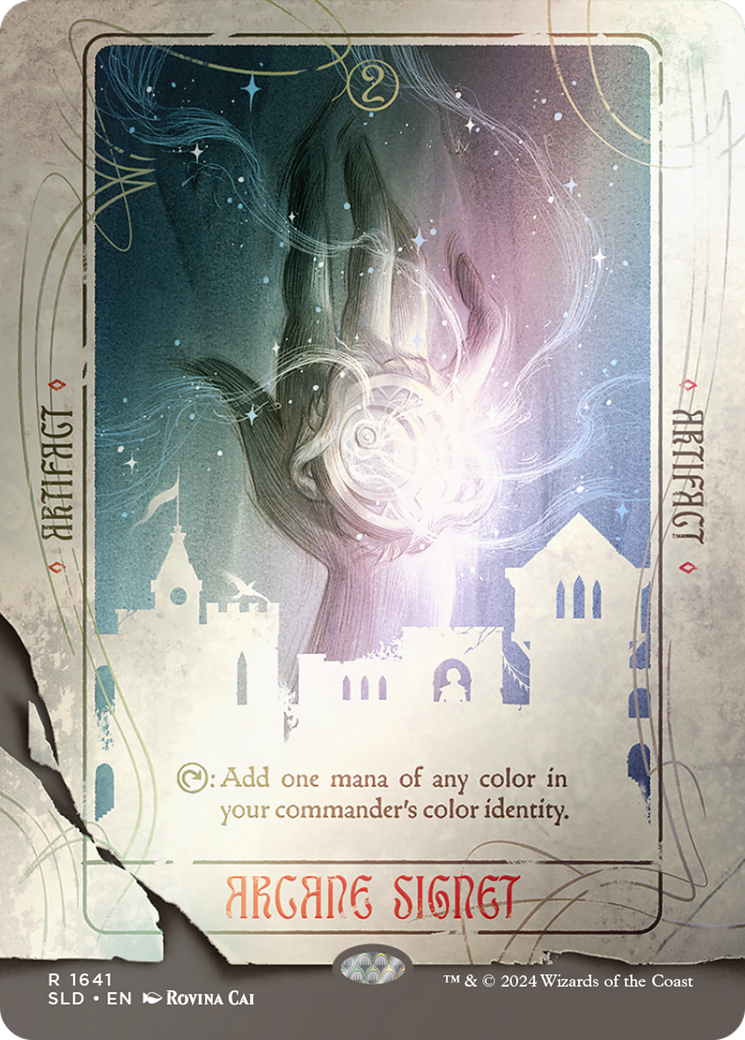 Arcane Signet (SLD-1641) (Rainbow Foil) (Borderless) [Secret Lair Drop] Foil