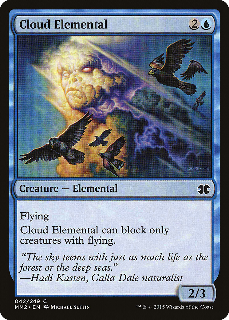 Cloud Elemental (MM2-042) [Modern Masters 2015]
