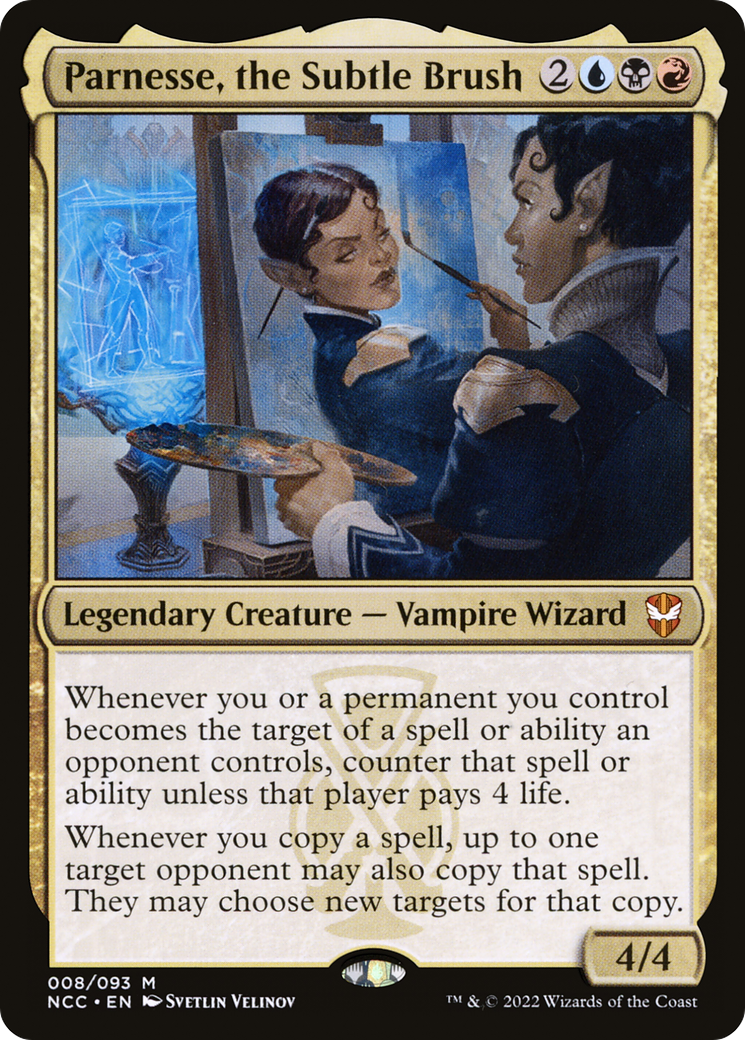 Parnesse, the Subtle Brush (NCC-008) [New Capenna Commander] Foil