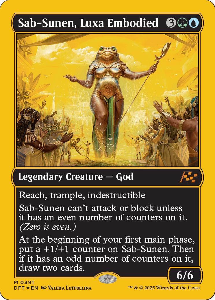 Sab-Sunen, Luxa Embodied (First-Place Foil) (DFT-491) [Aetherdrift] Foil