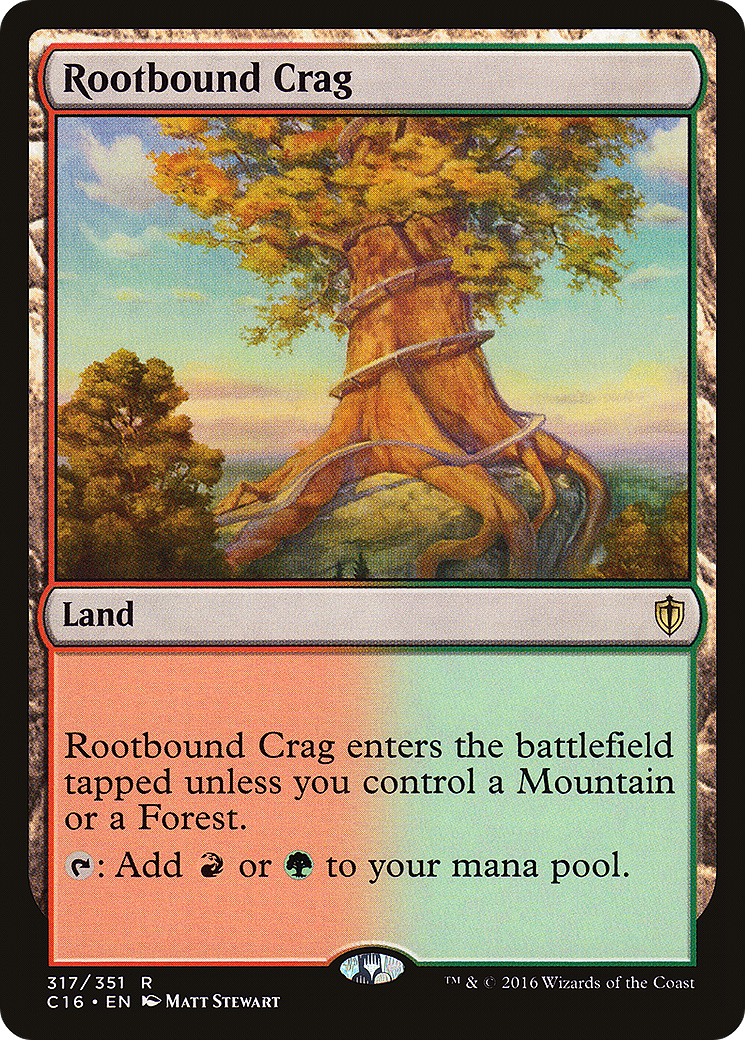 Rootbound Crag (C16-317) [Commander 2016]