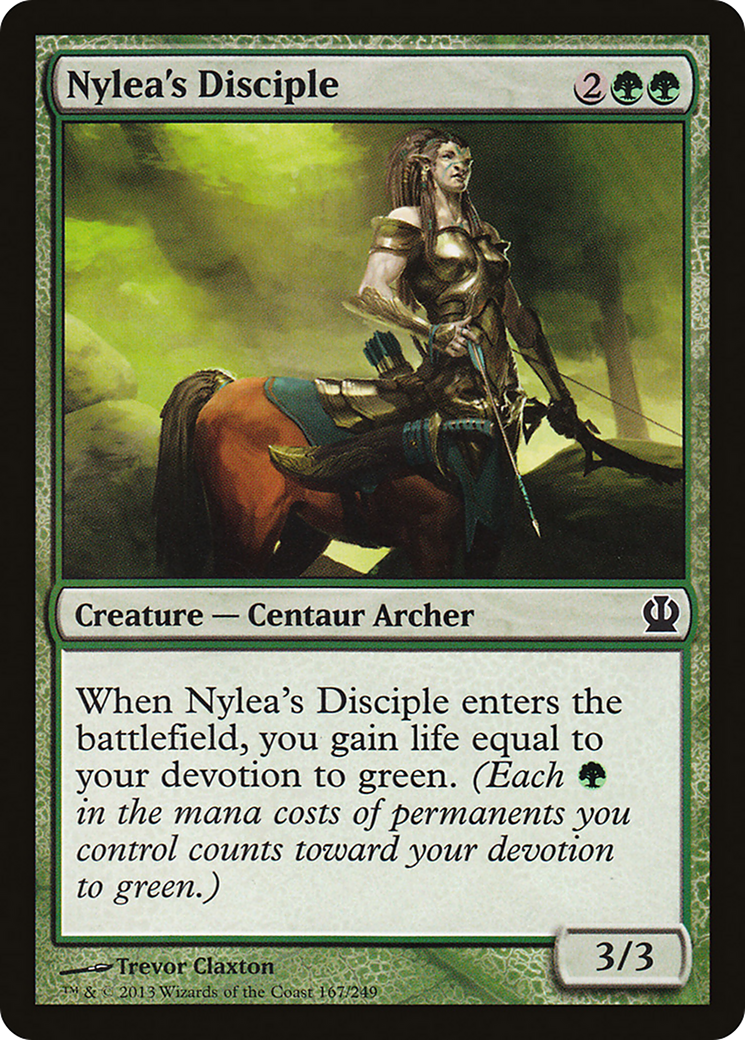 Nylea's Disciple (THS-167) [Theros] Foil