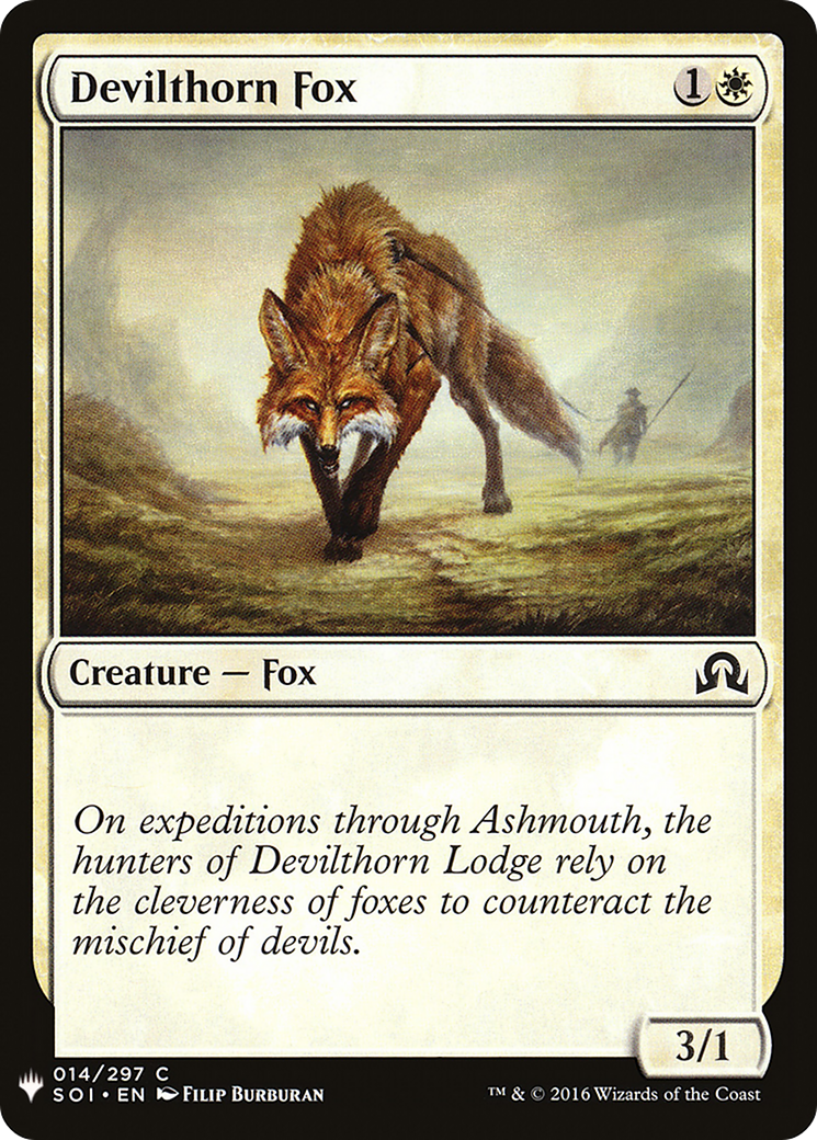 Devilthorn Fox (LIST-SOI-14) [The List]