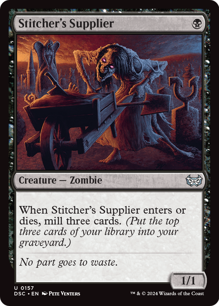 Stitcher's Supplier (DSC-157) [Duskmourn: House of Horror Commander]