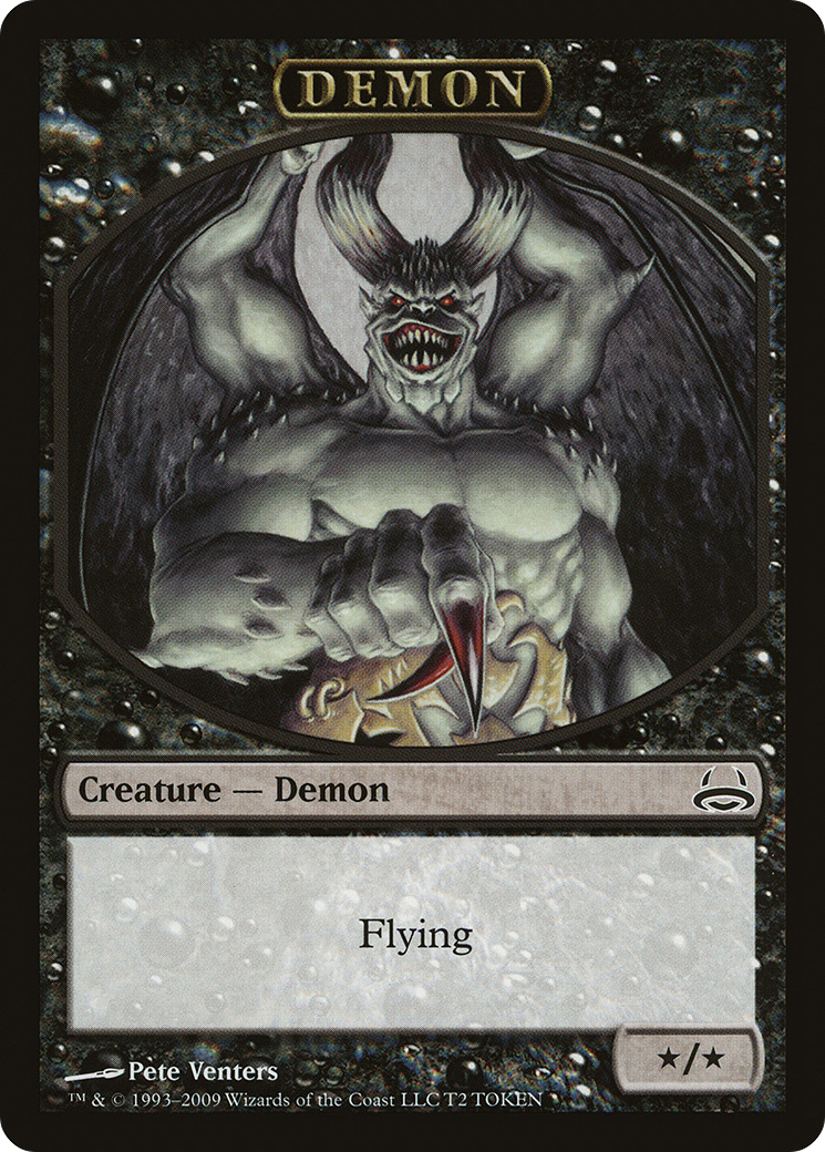 Demon Token (DDC-002) [Duel Decks: Divine vs. Demonic Tokens]