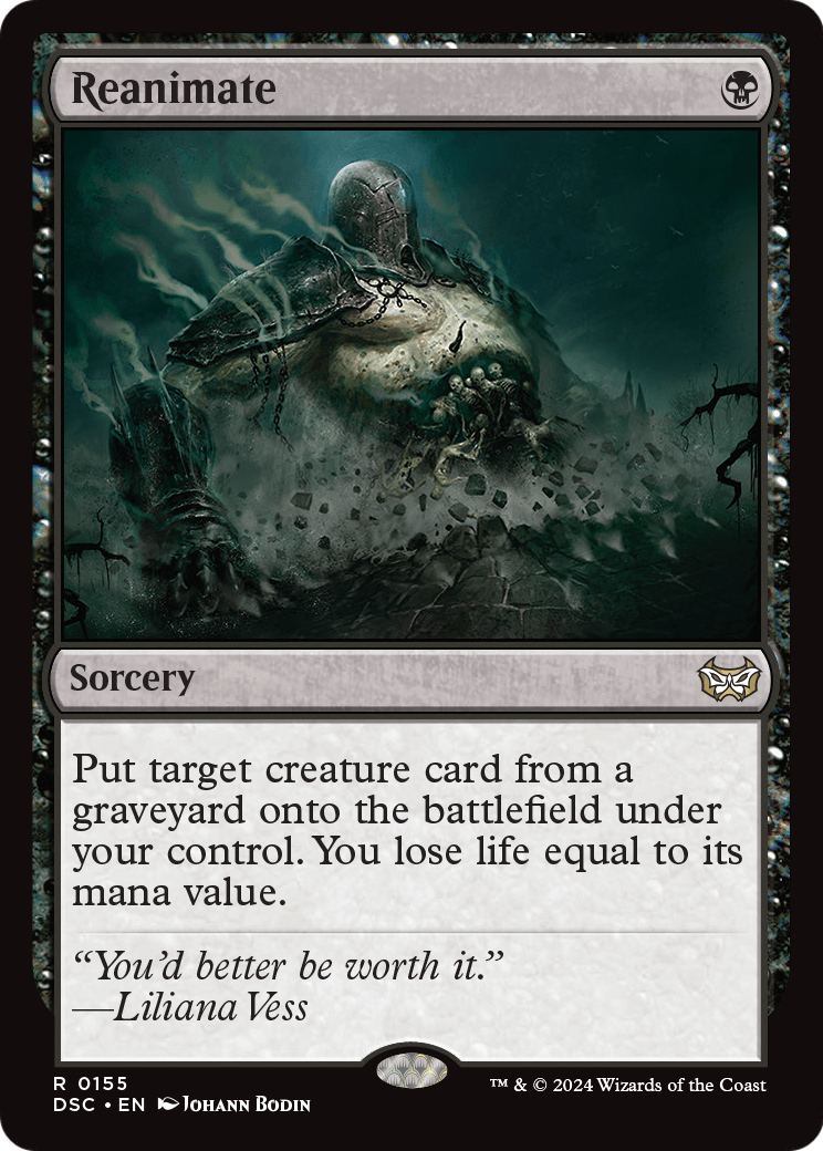 Reanimate (DSC-155) [Duskmourn: House of Horror Commander]
