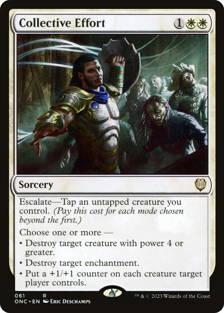 Collective Effort (ONC-061) [Phyrexia: All Will Be One Commander]