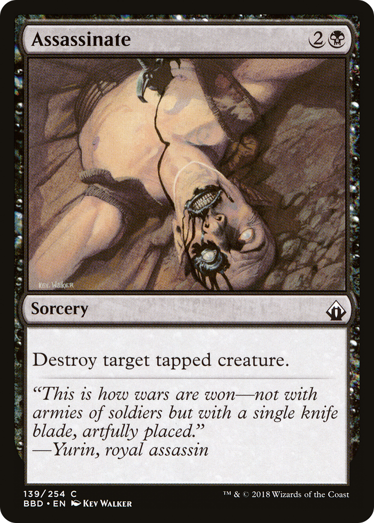 Assassinate (BBD-139) [Battlebond] Foil