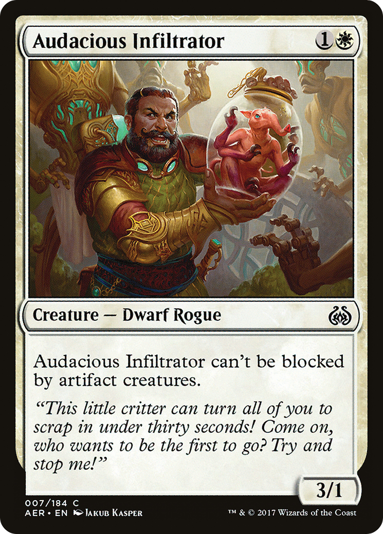 Audacious Infiltrator (AER-007) [Aether Revolt]
