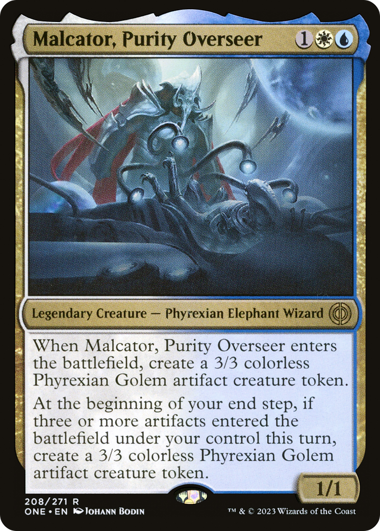Malcator, Purity Overseer (ONE-208) [Phyrexia: All Will Be One] Foil
