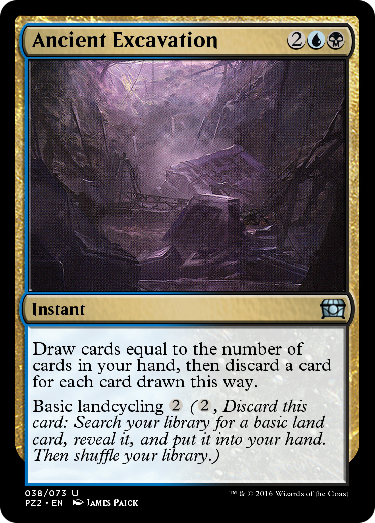 Ancient Excavation (PZ2-038) [Treasure Chest] Foil