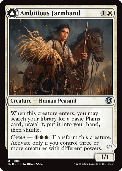 Ambitious Farmhand (INR-008) [Innistrad Remastered] Foil