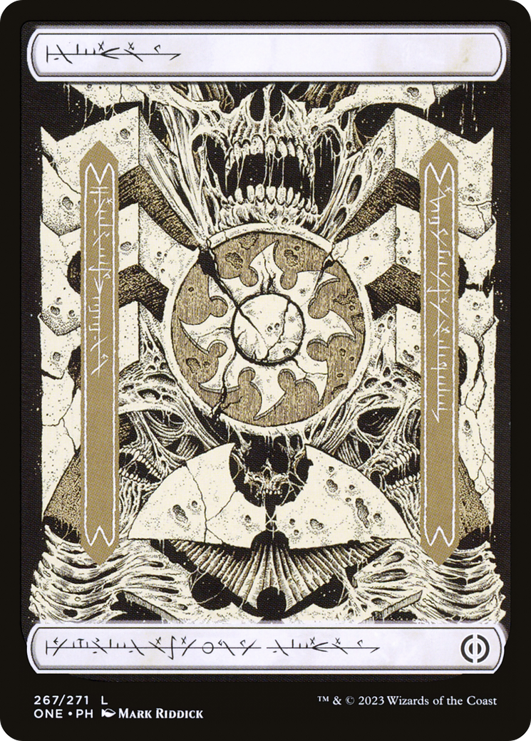 Plains (267) - Full Art (ONE-267) [Phyrexia: All Will Be One] Foil