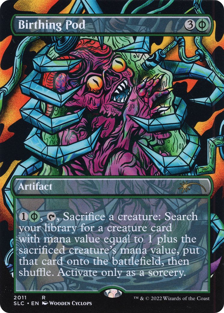 Birthing Pod (SLC-2011) (Borderless) [Secret Lair Countdown Kit] Foil