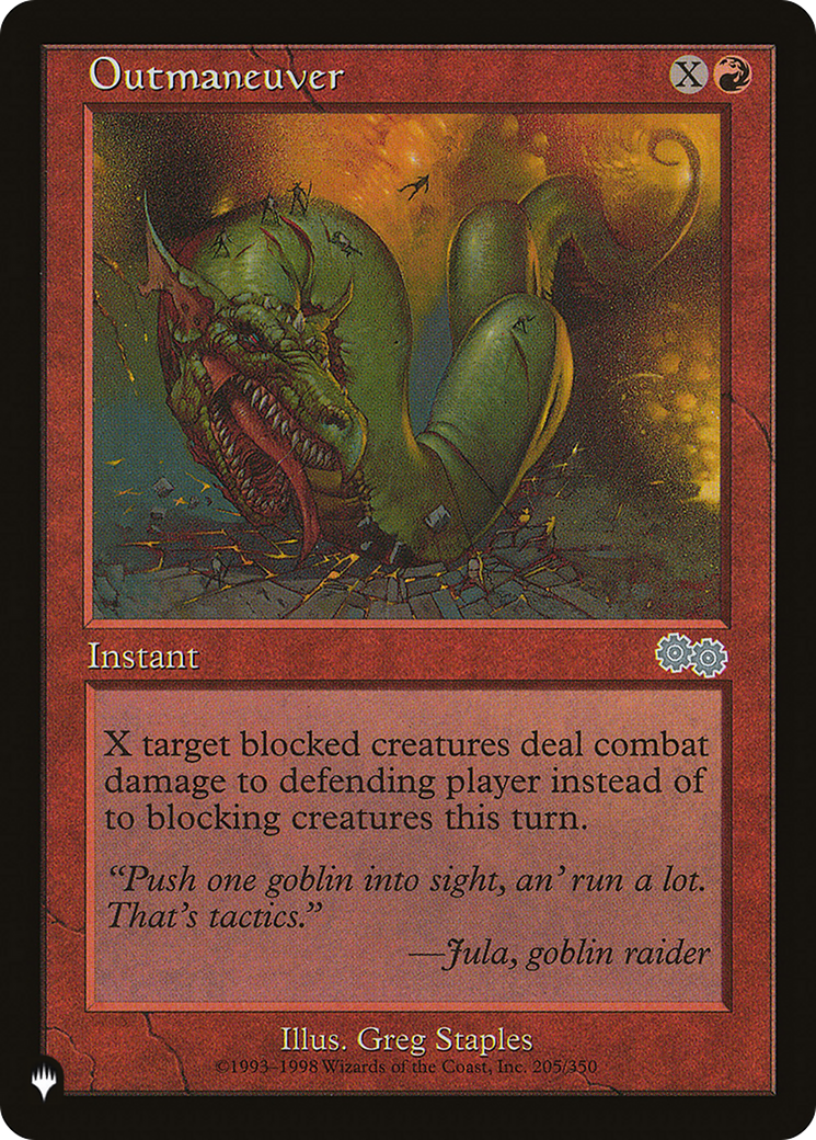 Outmaneuver (LIST-USG-205) [The List]