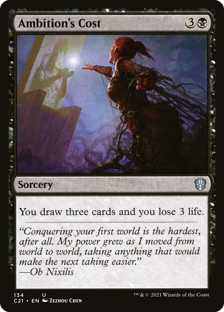 Ambition's Cost (C21-134) [Commander 2021]