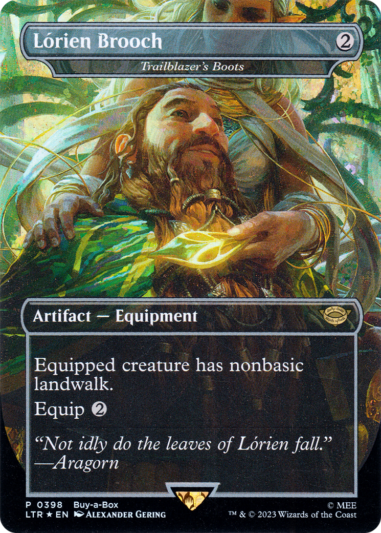 Lorien Brooch - Trailblazer's Boots (BABP-398) (Borderless) [Buy-A-Box Promos] Foil