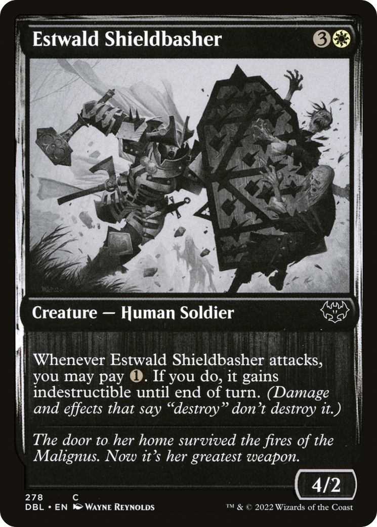 Estwald Shieldbasher (DBL-278) [Innistrad: Double Feature]