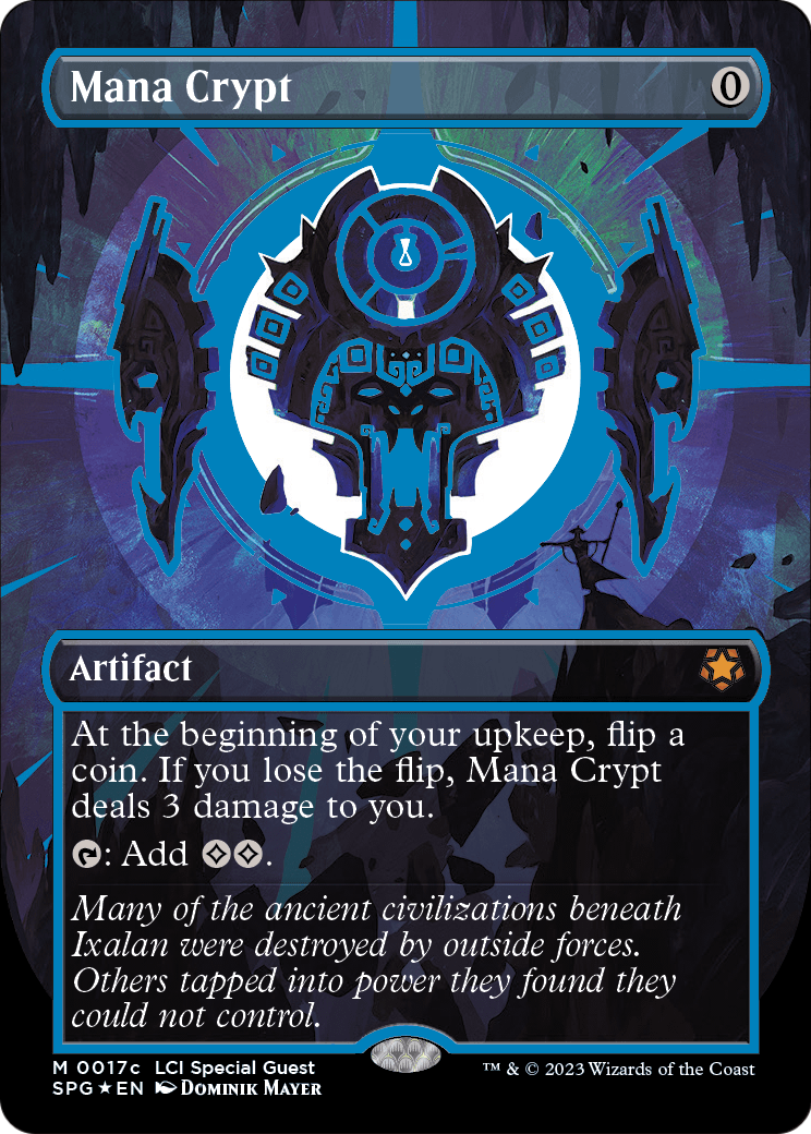 Mana Crypt (SPG-17C) (Borderless) [Special Guests] Foil