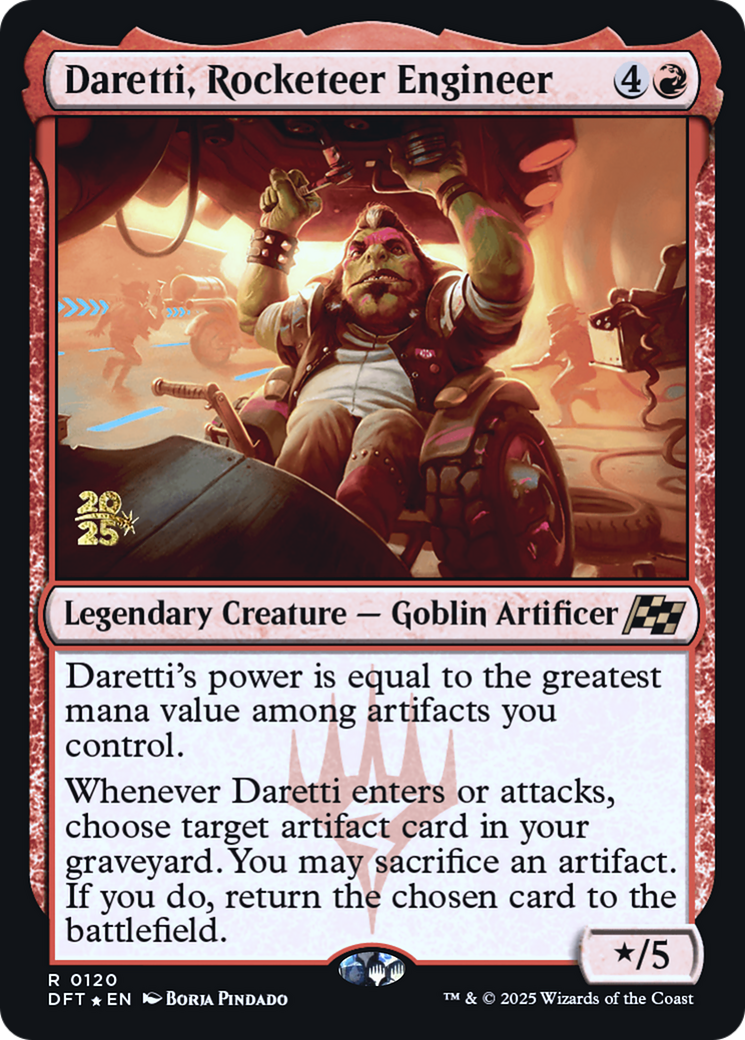 Daretti, Rocketeer Engineer (PRE-120) [Prerelease Cards] Foil