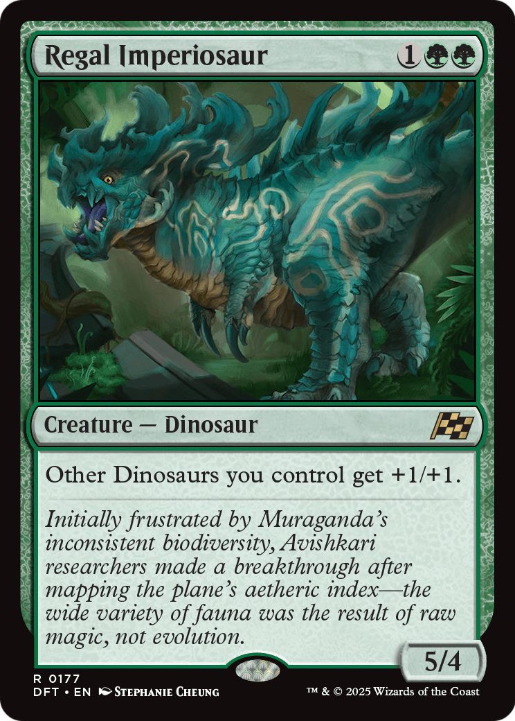Regal Imperiosaur (DFT-177) [Aetherdrift] Foil