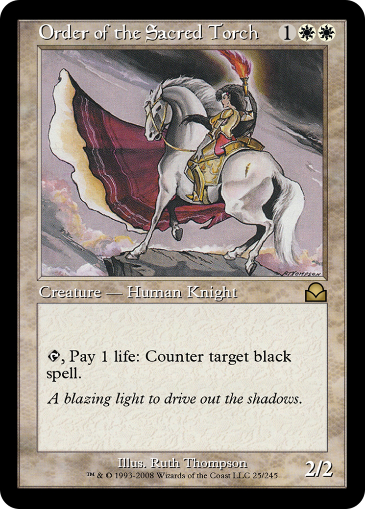 Order of the Sacred Torch (ME2-025) [Masters Edition II] Foil