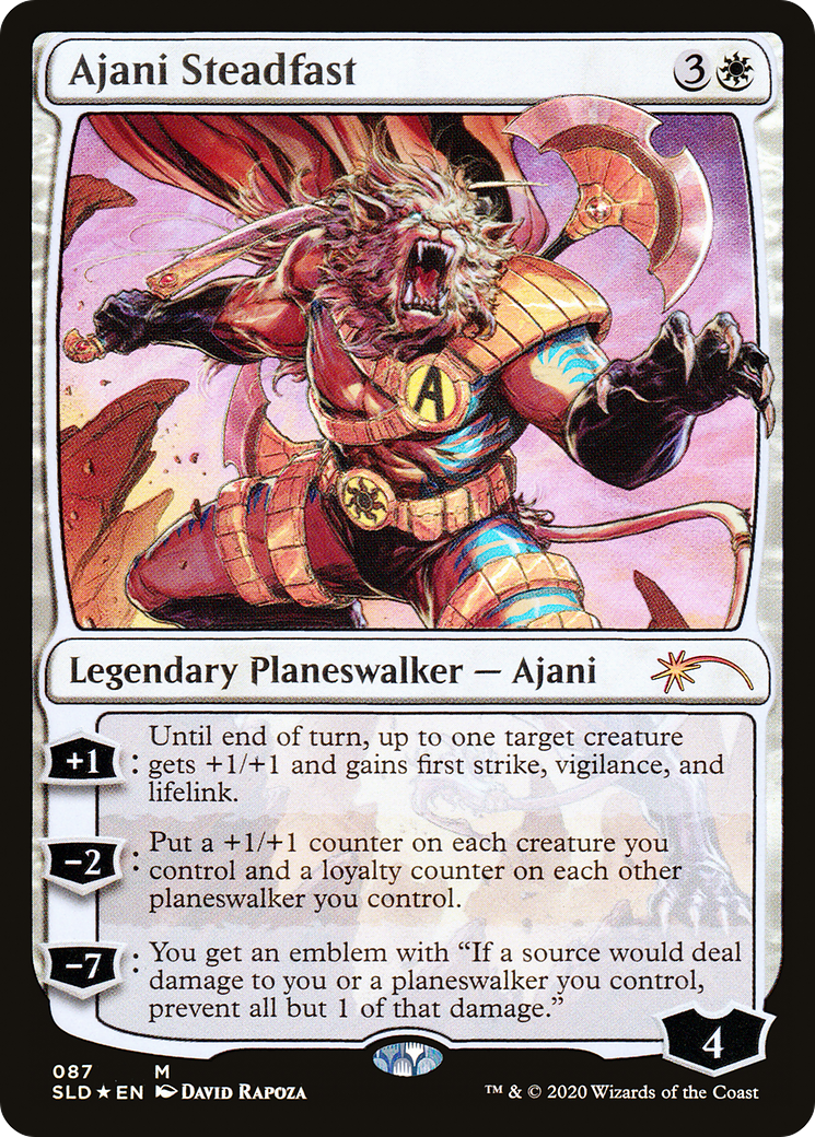 Ajani Steadfast (SLD-087) [Secret Lair Drop] Foil
