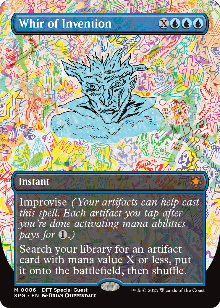 Whir of Invention (Borderless) (SPG-086) [Special Guests] Foil