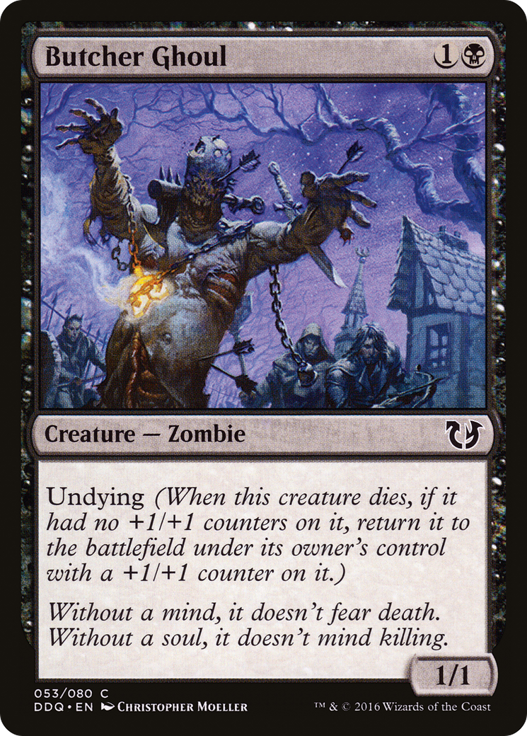 Butcher Ghoul (DDQ-053) [Duel Decks: Blessed vs. Cursed]