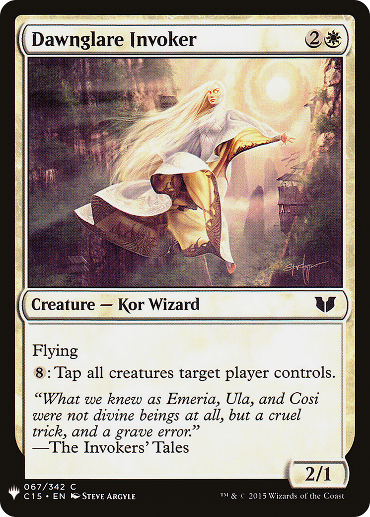 Dawnglare Invoker (LIST-C15-67) [The List]