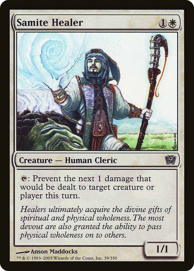 Samite Healer (9ED-039) [9th Edition]