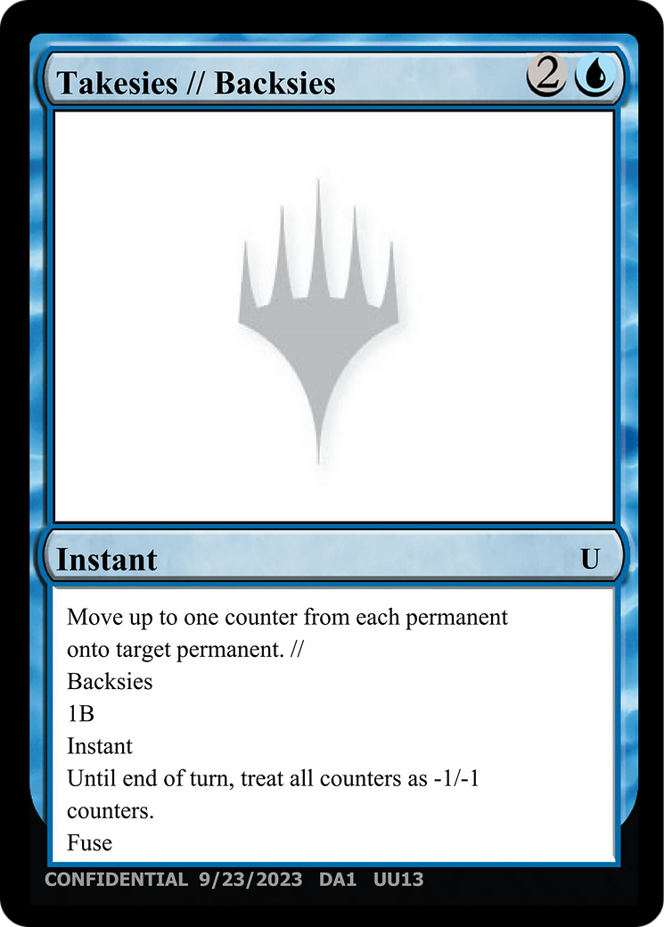 Takesies // Backsies [Unknown Event]