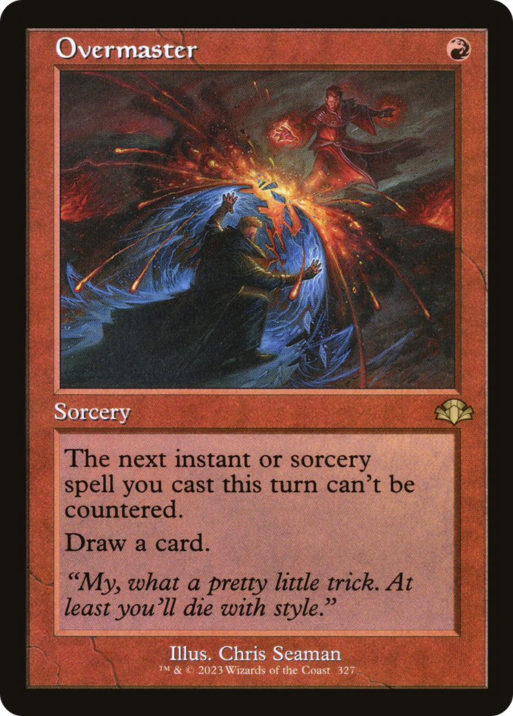 Overmaster (Retro Frame) (DMR-327) [Dominaria Remastered]