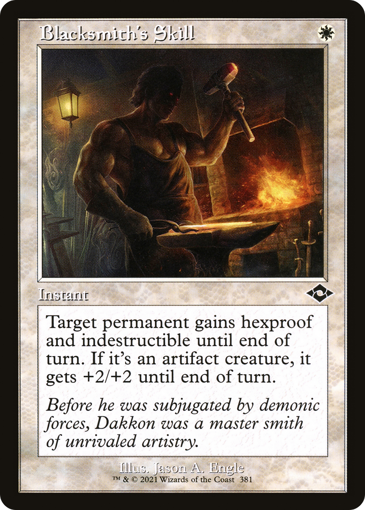 Blacksmith's Skill (Retro Frame) (MH2-381) [Modern Horizons 2] Foil