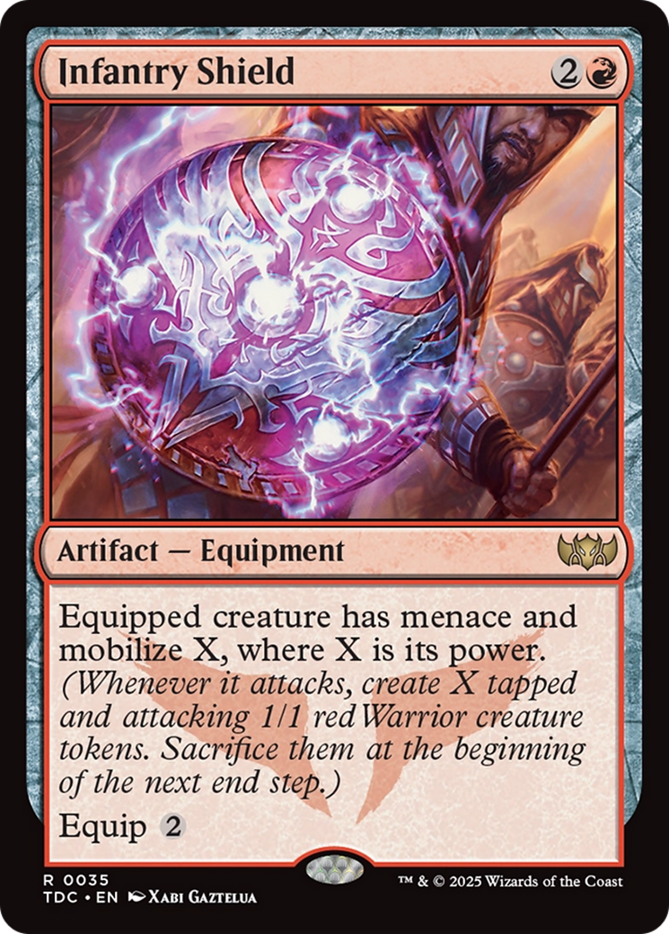 Infantry Shield (TDC-035) [Commander: Tarkir: Dragonstorm]