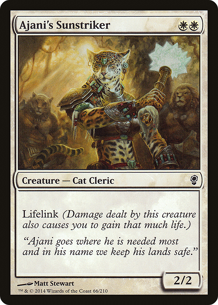 Ajani's Sunstriker (CNS-066) [Conspiracy]
