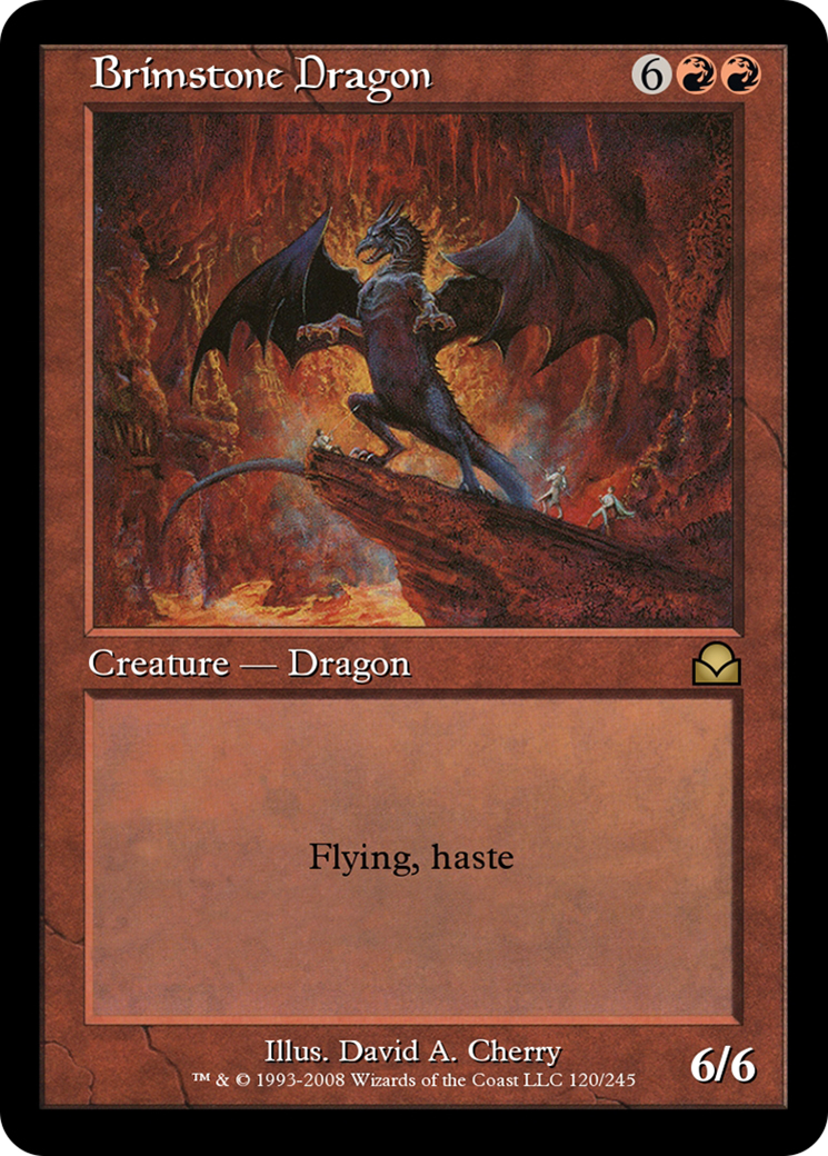 Brimstone Dragon (ME2-120) [Masters Edition II] Foil