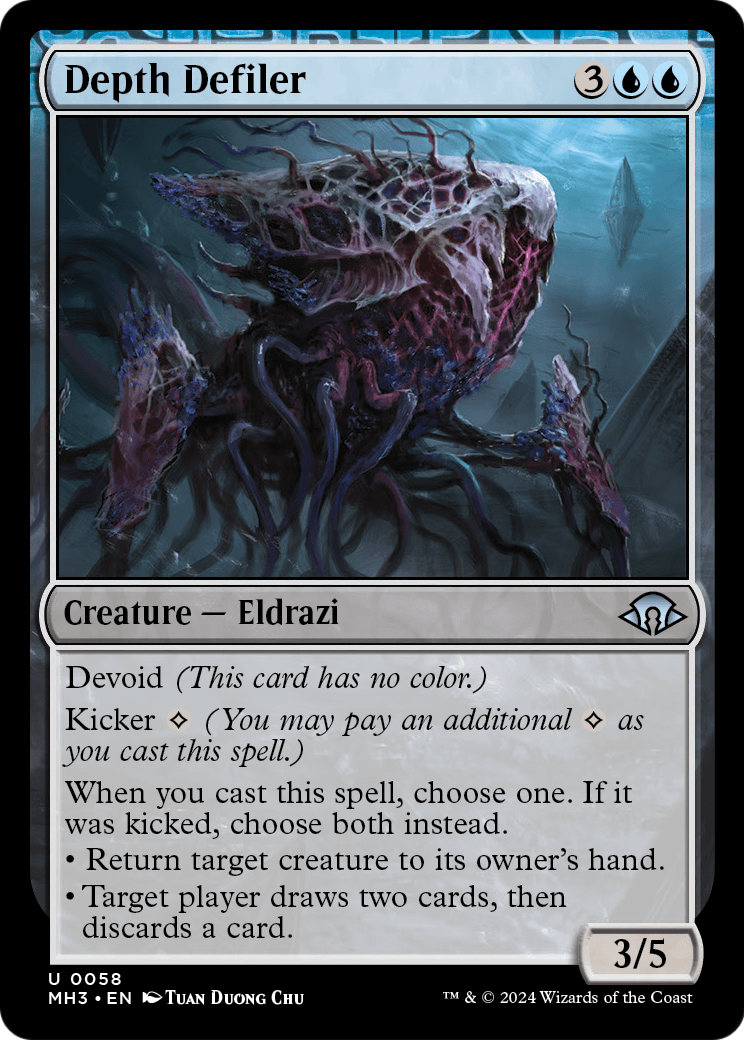 Depth Defiler (MH3-058) [Modern Horizons 3] Foil