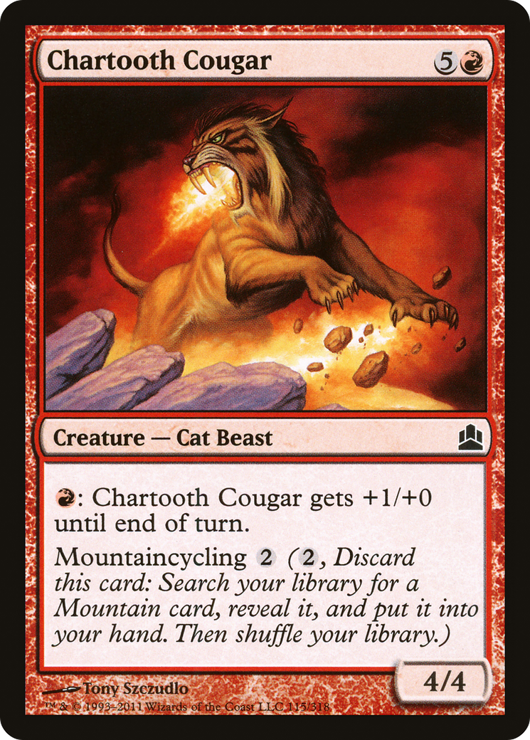 Chartooth Cougar (CMD-115) [Commander 2011]