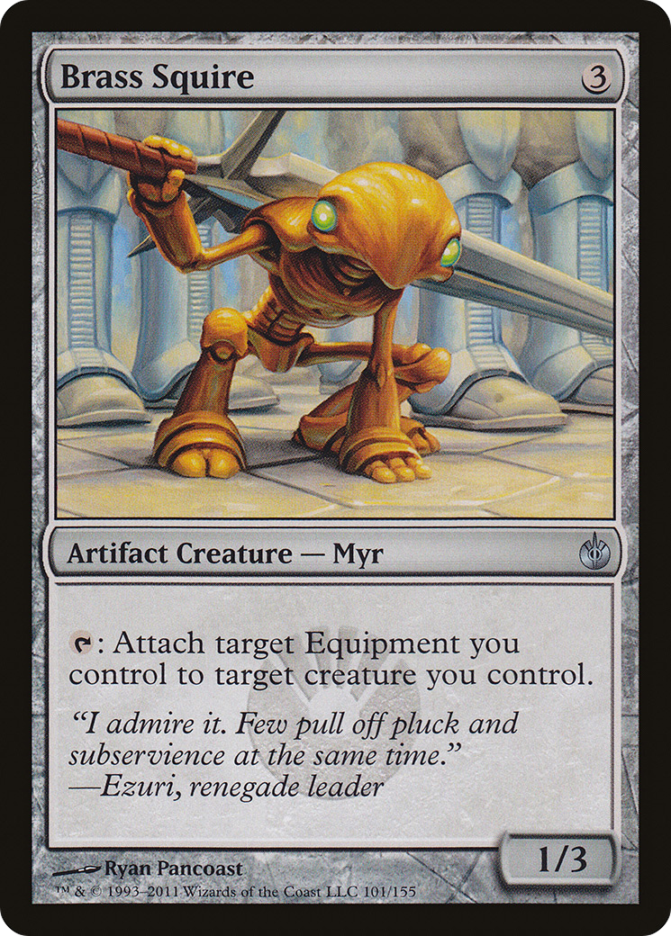 Brass Squire (MBS-101) [Mirrodin Besieged]
