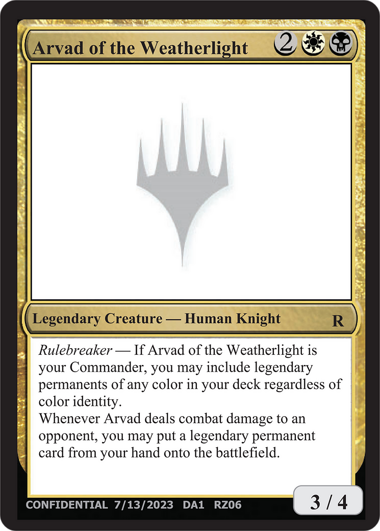 Arvad of the Weatherlight [Unknown Event]