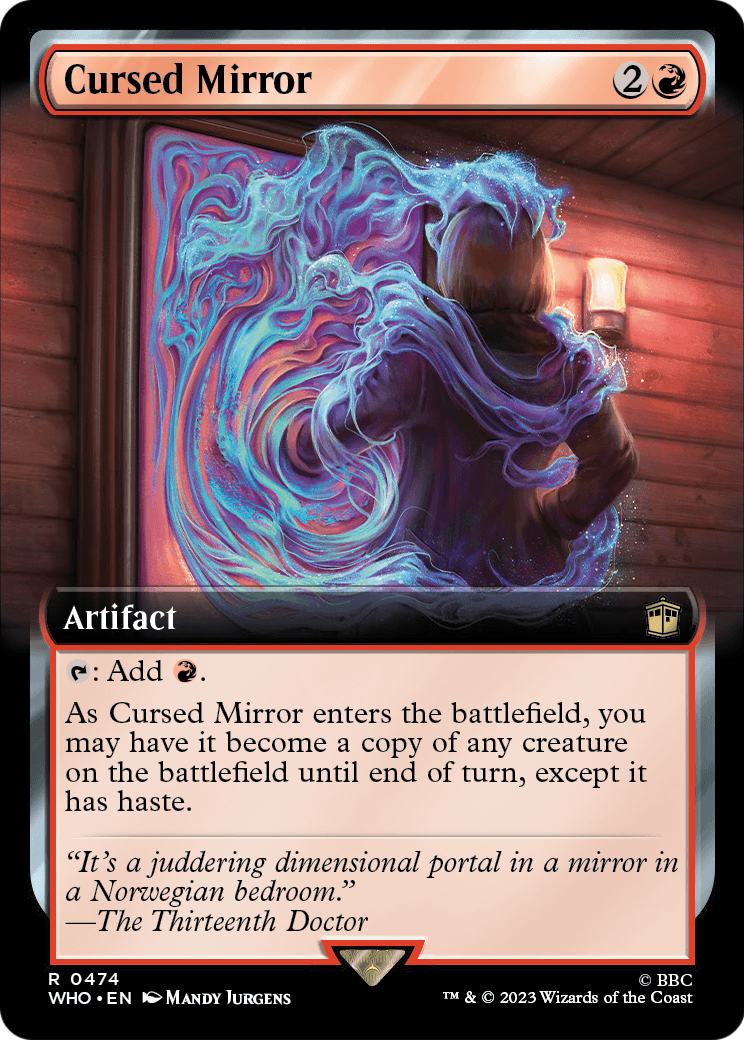 Cursed Mirror (Extended Art) (WHO-474) [Doctor Who]