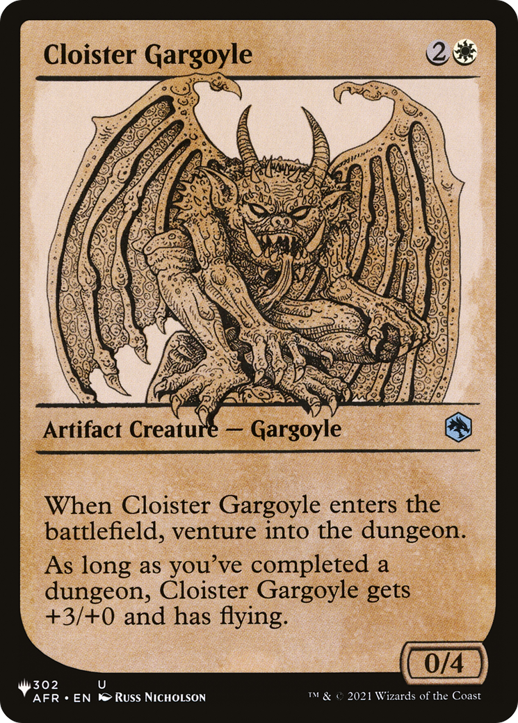 Cloister Gargoyle (Showcase) (LIST-AFR-302) [The List]