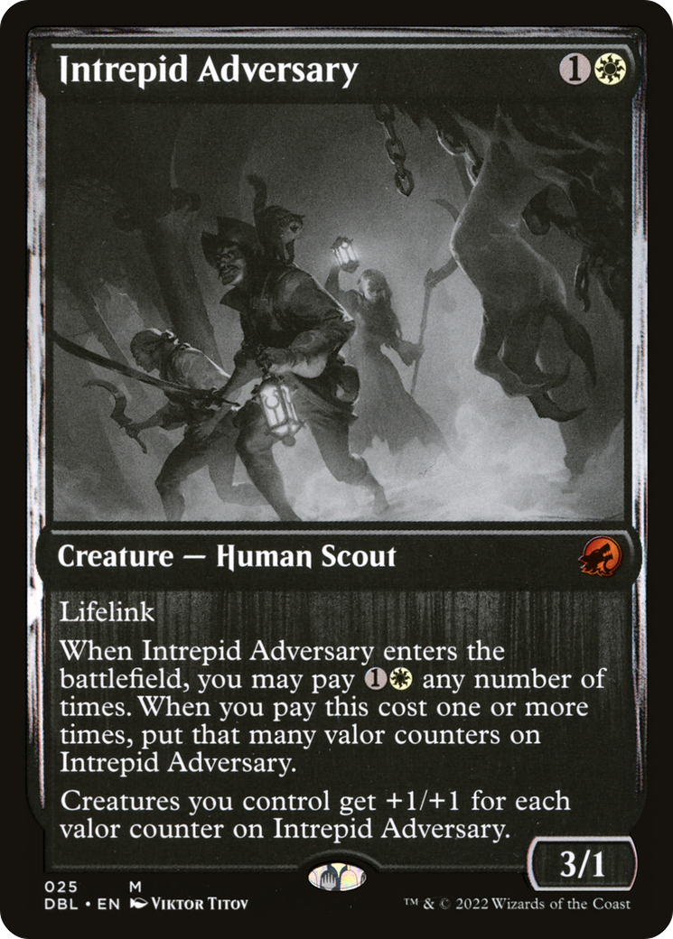 Intrepid Adversary (DBL-025) [Innistrad: Double Feature] Foil