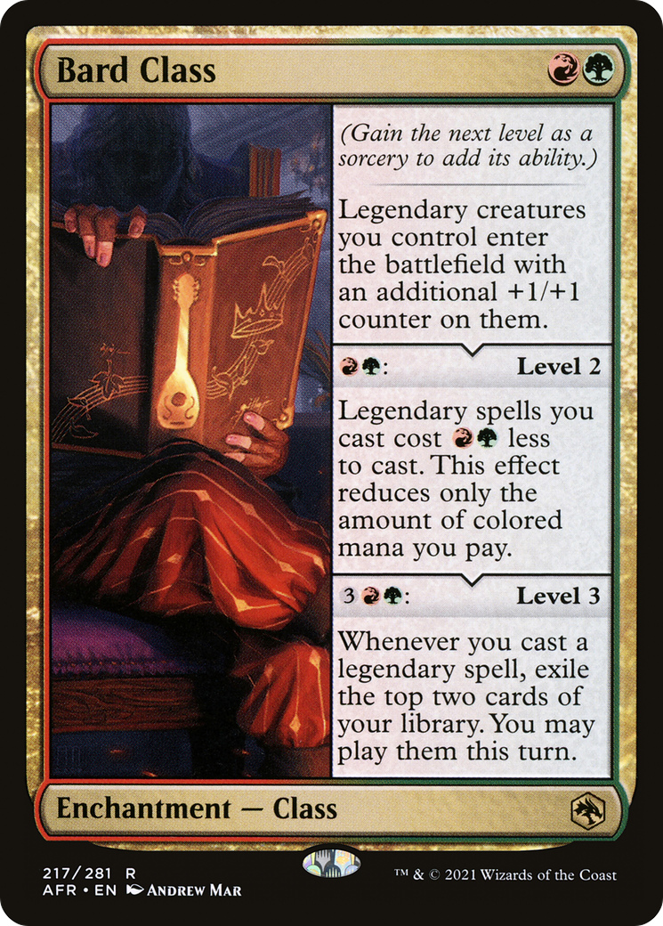 Bard Class (AFR-217) [Adventures in the Forgotten Realms]